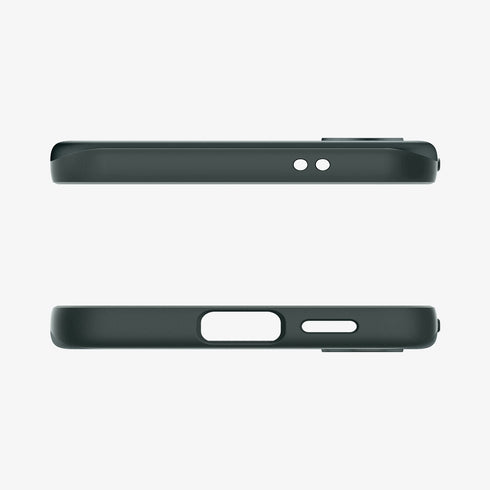 ACS07281 - Galaxy S24 Ultra Case Thin Fit in Black showing the back